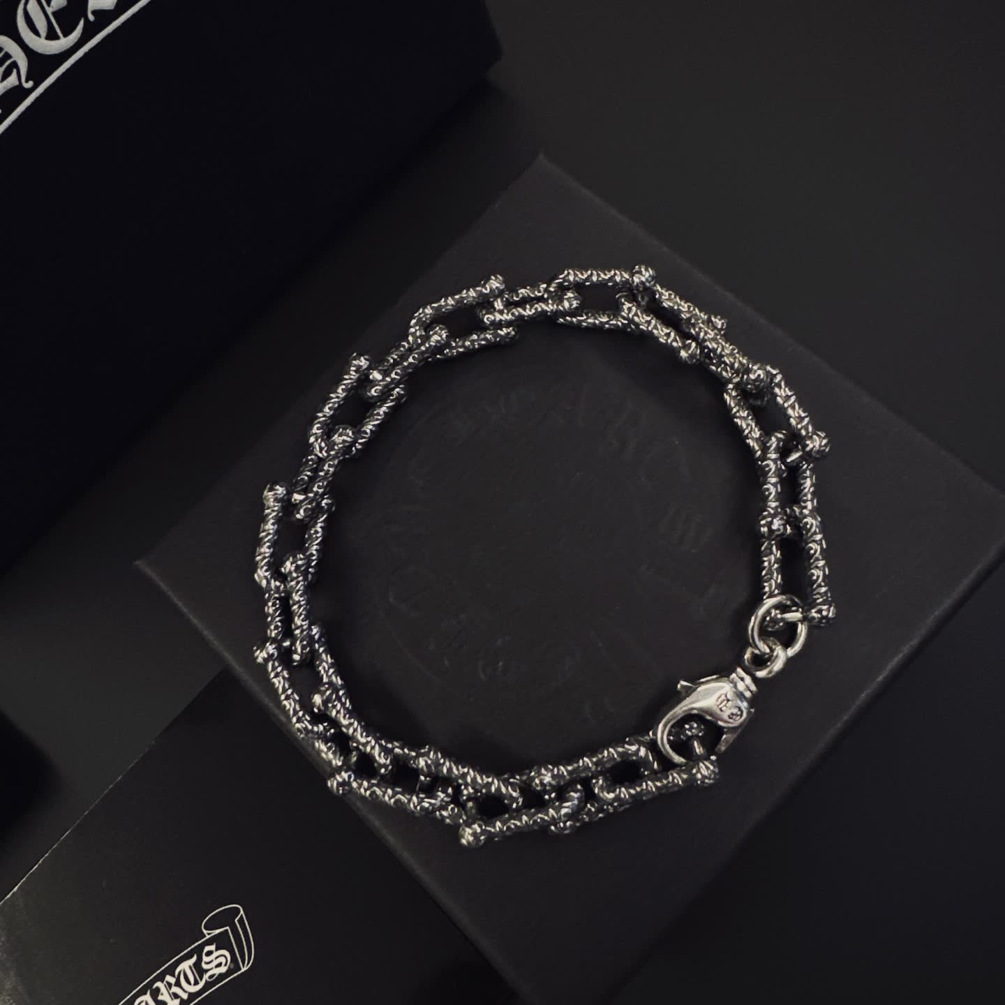 Chrome Hearts Silver Chain Bracelet